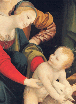 Bernardino Lanino (attribuito)-Vergine col Bambino-1543